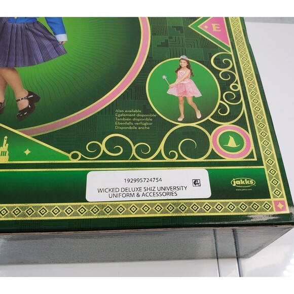 WICKED Shiz University Uniform Costume Hat Lantern Light Up Girls 4-6X Dress Up - Picture 15 of 16